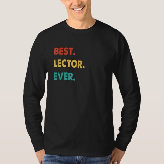 最高のレトロ読書家 Tシャツ (正面)