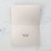 最高のロカスタマイズロ文字折り曲げサンキューカード サンキューカード (内部)