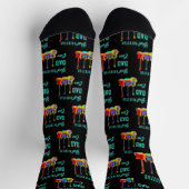 最高のロックスターパパエバーギター ソックス (上部)