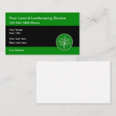 最高のローンと造園 名刺 (正面/裏面)