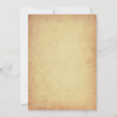 最高のヴィンテージのオクトーバーフェストの招待状v.2 招待状 (裏面)