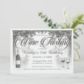 最高のヴィンテージのワインの試飲の招待状 招待状 (スタンド正面)