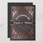 最高のヴィンテージの引っ越し祝いパーティーの招待状 招待状 (正面/裏面)