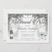 最高のヴィンテージの退職のパーティの招待状 招待状 (正面)
