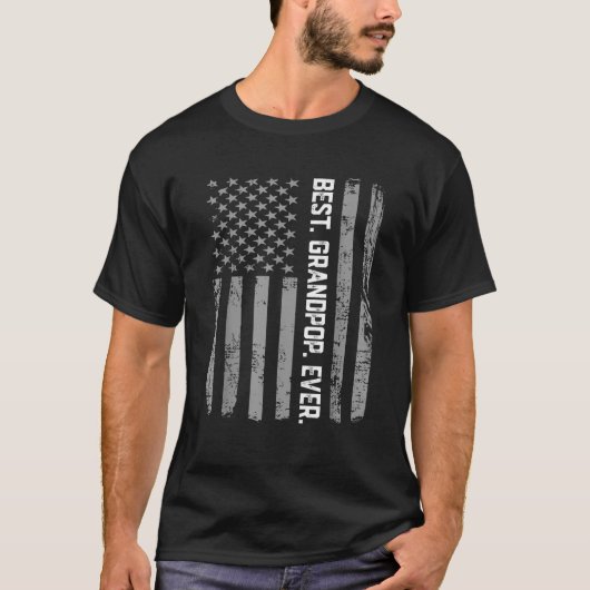 最高のヴィンテージ国旗 Tシャツ (正面)