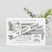 最高のヴィンテージ私はBBQの招待状をします 招待状 (スタンド正面)
