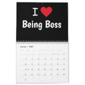 最高の上司のカレンダーのおもしろいなボスのユーモアの冗談 カレンダー (1月 2027)