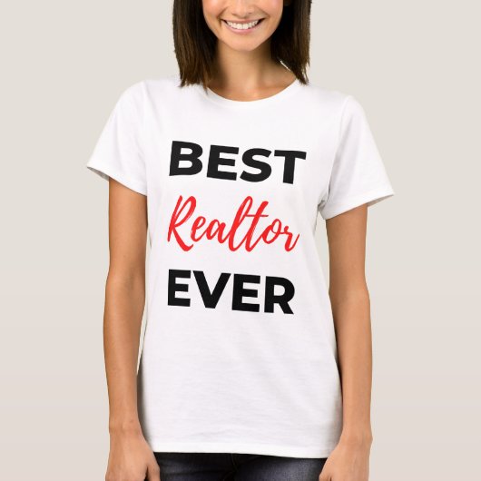 最高の不動産仲介業者2 Tシャツ (正面)