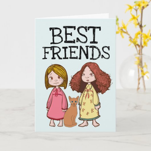 最高の不機嫌のカードを持ち去った世界の友達 カード (黄色い花)