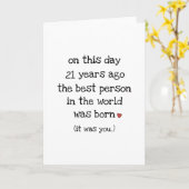 最高の世界人誕生日 カード (黄色い花)