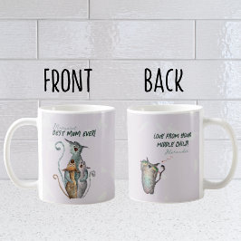 最高の中子の母 コーヒーマグカップ