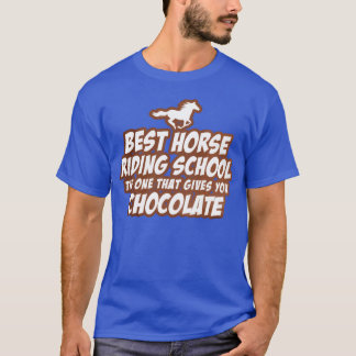 最高の乗馬学校の家族 Tシャツ