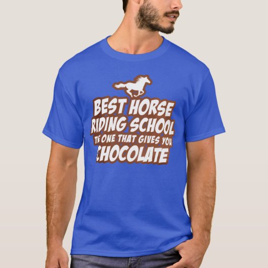 最高の乗馬学校の家族 Tシャツ (正面)