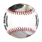 最高の人にパーソナライズされた会う 野球ボール (裏面)