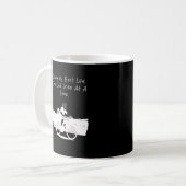 最高の人生をダジャレで生きている 面白い コーヒーマグカップ (正面左)