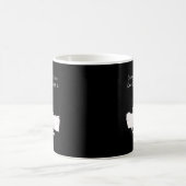 最高の人生をダジャレで生きている 面白い コーヒーマグカップ (中央)
