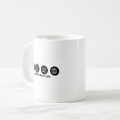 最高の人生を旅する コーヒーマグカップ (正面左)