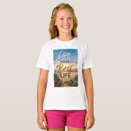 最高の人生を生きよう Tシャツ