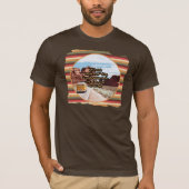 最高の人生を生きる妨げとなる仕事 デモチベーショナル Tシャツ (正面)