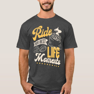 最高の人生を駆け抜けよう 面白いデザイン Tシャツ