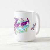 最高の今まで!ギフトコーヒーカップのパーソナライズ コーヒーマグカップ (正面右)