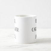 最高の介護者 - ケアギバー感謝の日 コーヒーマグカップ (中央)