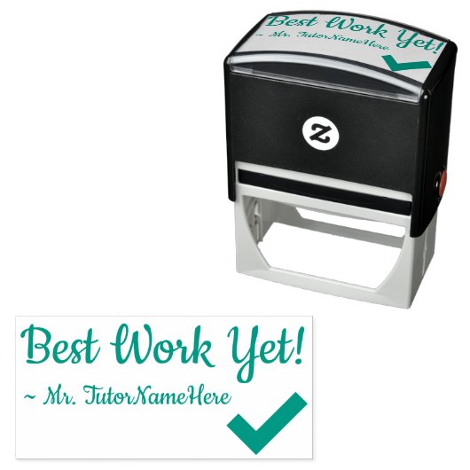 「最高の仕事だ！」 マーキングゴム印 セルフインキングスタンプ (インサイチュ)