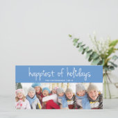 最高の休日のクリスマスグリーティングフォトカード シーズンカード (スタンド正面)