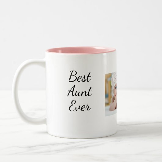 最高の伯母カップ ツートーンマグカップ (左)