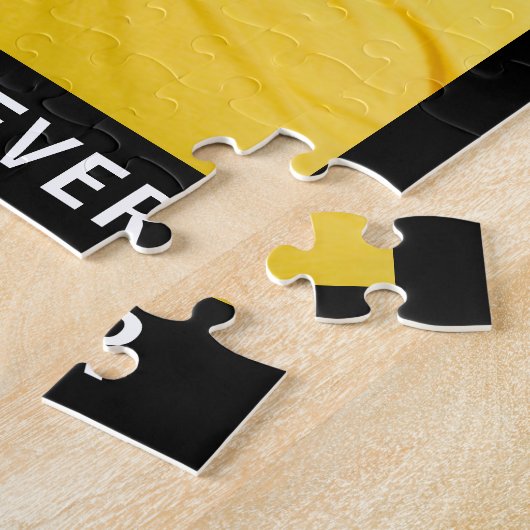 最高の伯父の写真 ジグソーパズル (側面)