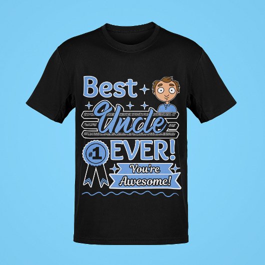 最高の伯父の#1あなたは素晴らし男性の伯父 Tシャツ