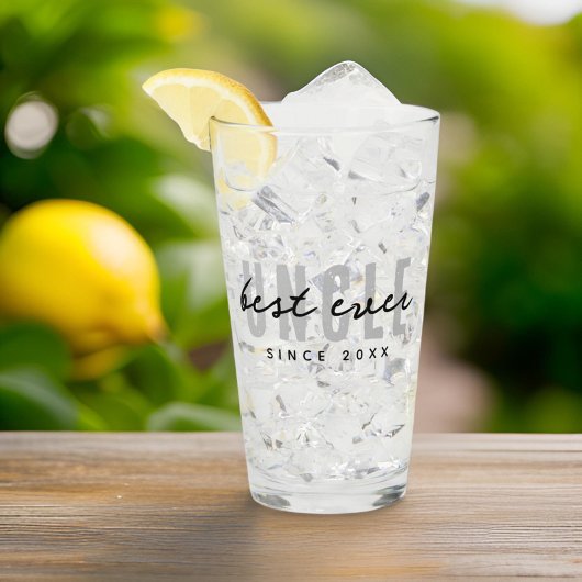 最高の伯父エモダンバエレガントシンプルルの父の日 タンブラーグラス