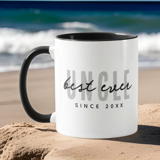 最高の伯父エモダンバエレガントシンプルルの父の日 マグカップ