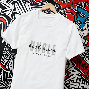 最高の伯父エモダンバエレガントシンプルルの父の日 Tシャツ