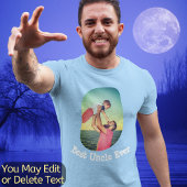 最高の伯父 |写真をおもしろい図形に自動変換 Tシャツ
