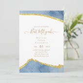 最高の価値 アゲートグリッター バットミツバの招待状 招待状 (スタンド正面)