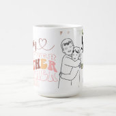最高の兄へ 愛を込めたメッセージ入りマグカップ コーヒーマグカップ (中央)