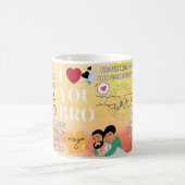 最高の兄へ 愛を込めたメッセージ入りマグカップ コーヒーマグカップ (中央)