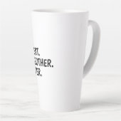 最高の兄貴Tシャツ、兄弟姉妹 カフェラテマグ (右アングル)