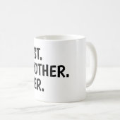 最高の兄貴Tシャツ、兄弟姉妹 コーヒーマグカップ (正面右)