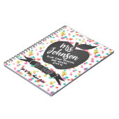 最高の先生ありがとうカラフルスターズapple ノートブック (左側)