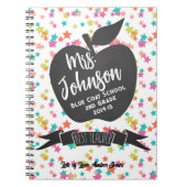 最高の先生ありがとうカラフルスターズapple ノートブック (正面)