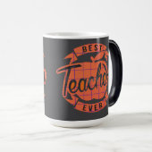 最高の先生のレトロヴィンテージ先生イベント モーフィングマグカップ (正面右)