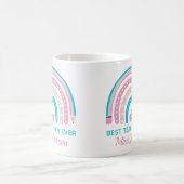 最高の先生の追加 – 先生謝礼ギフト コーヒーマグカップ (中央)