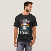 最高の先生はひげを生やしている Tシャツ (正面フル)