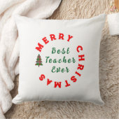 最高の先生はクリスマス感謝していギフト クッション (ブランケット)