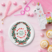 最高の先生はクリスマス感謝していギフト ペーパープレート (パーティー)