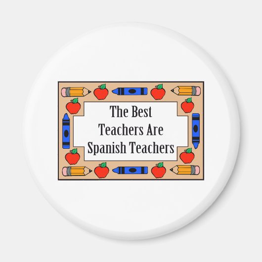最高の先生はスペインの先生 マグネット (正面)