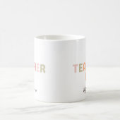 最高の先生へ 感謝の気持ちを込めたギフト コーヒーマグカップ (中央)