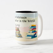 最高の先生イラストレーション ツートーンマグカップ (正面右)